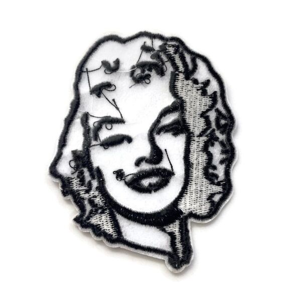 Marilyn Monroe Embroidered Patch - Picture 3 of 3